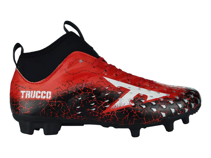 Tenis de Fútbol Leon Trucco Negro con Rojo