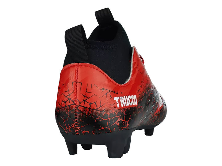 Tenis de Fútbol Leon Trucco Negro con Rojo