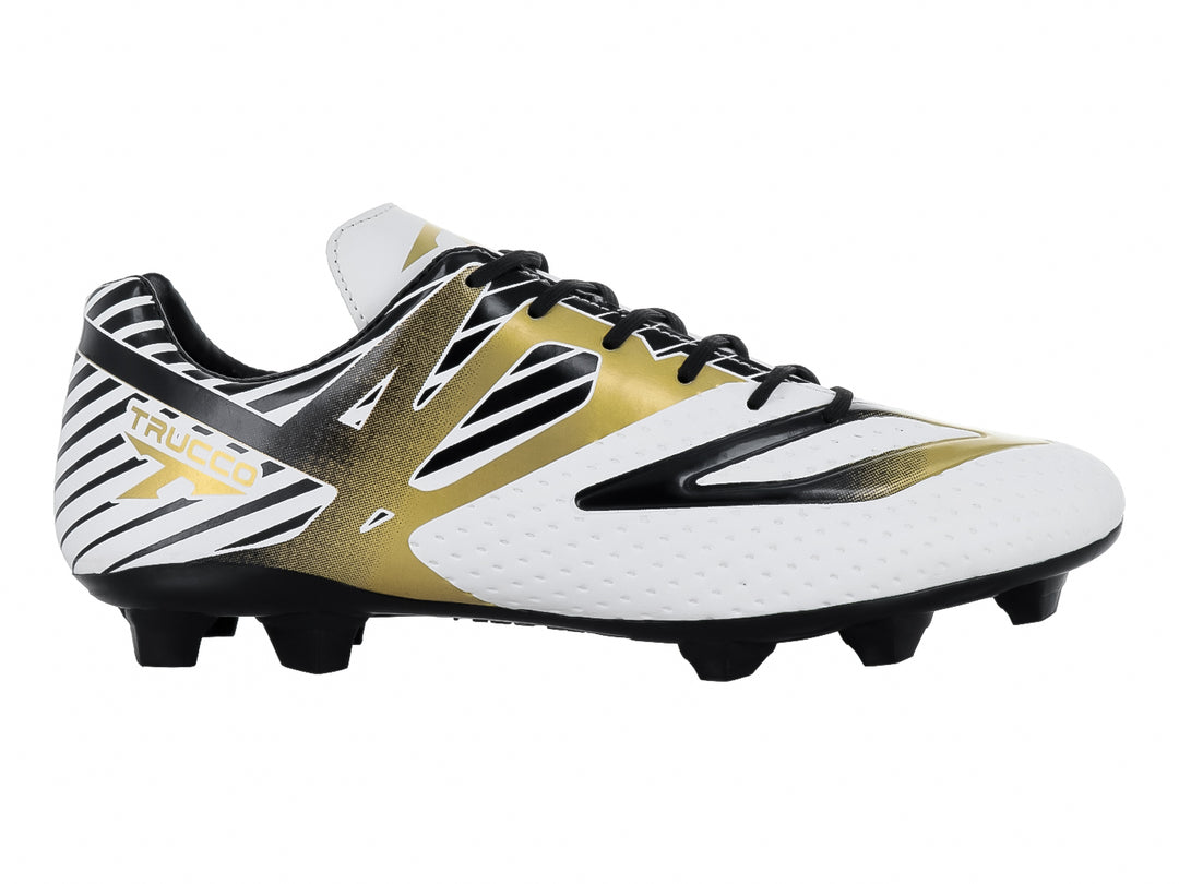 Tenis de Fútbol Leon Trucco Blanco, Oro y Negro