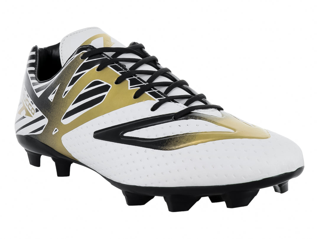 Tenis de Fútbol Leon Trucco Blanco, Oro y Negro