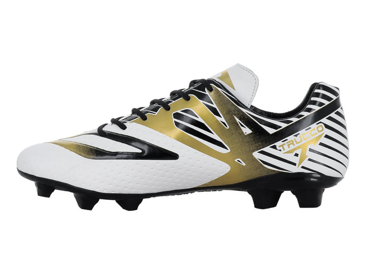 Tenis de Fútbol Leon Trucco Blanco, Oro y Negro