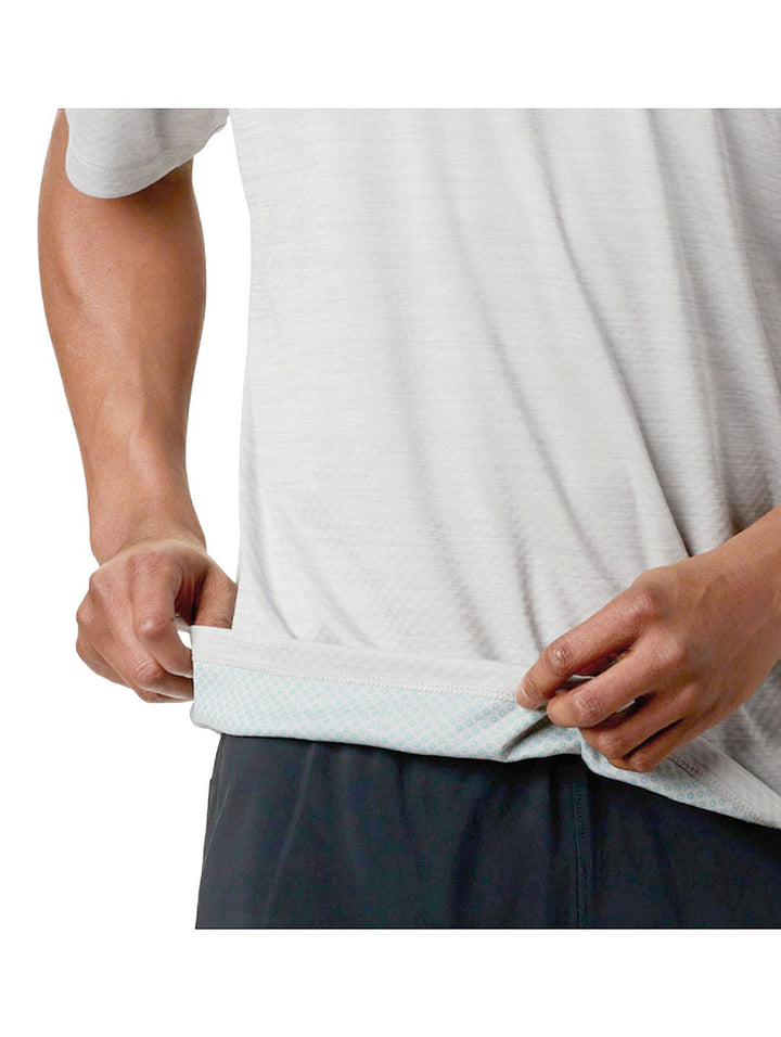 Playera Columbia Gris Jaspeado para Hombre