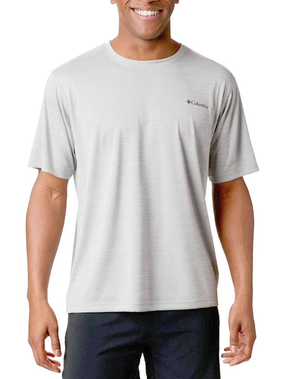 Playera Columbia Gris Jaspeado para Hombre
