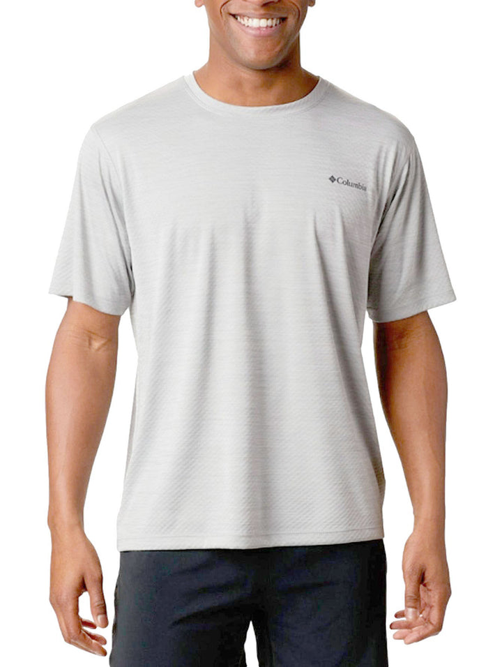 Playera Columbia Gris Jaspeado para Hombre
