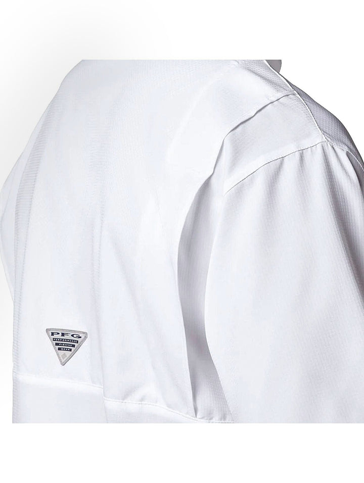 Camisa Columbia Tamiami Manga Corta Blanco para Hombre