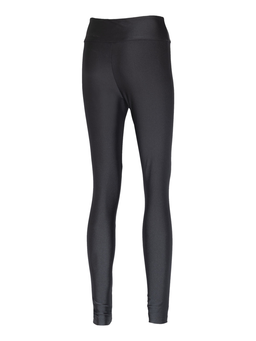 Leggings deportivos Adidas color negro con logotipo blanco en la cadera, diseño ajustado y cintura elástica.
