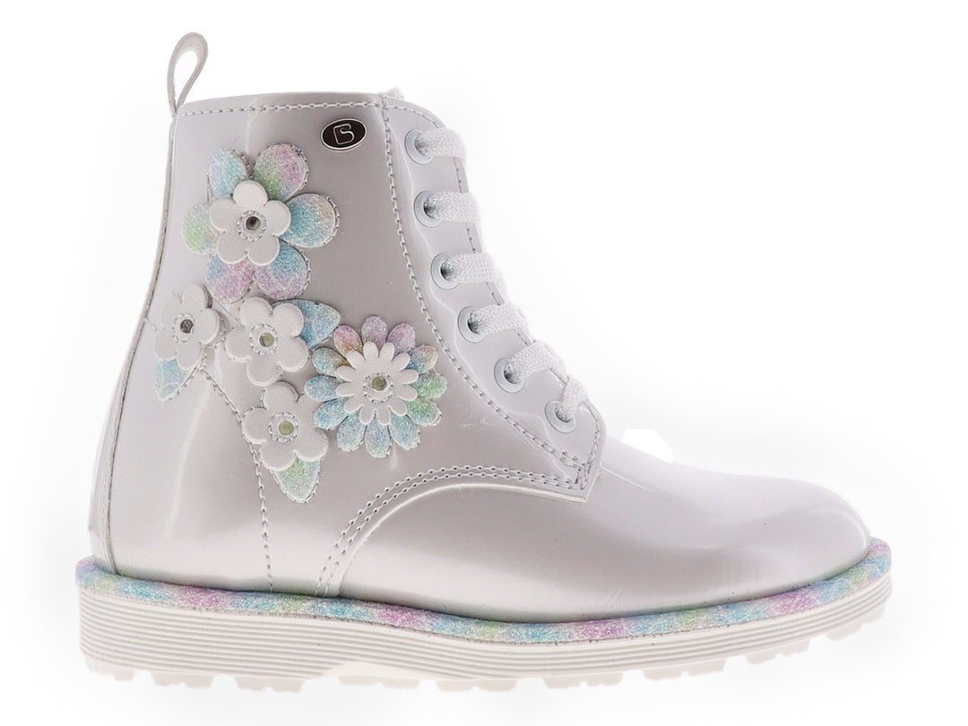Botas Coqueta Color Perla para Niña