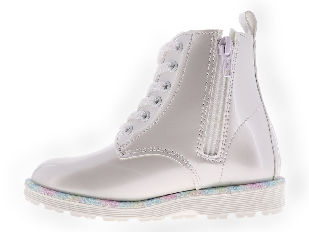 Botas Coqueta Color Perla para Niña