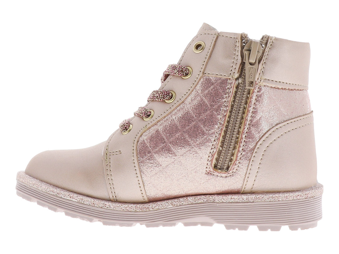 Botas Coqueta Oro Rosado para Niña