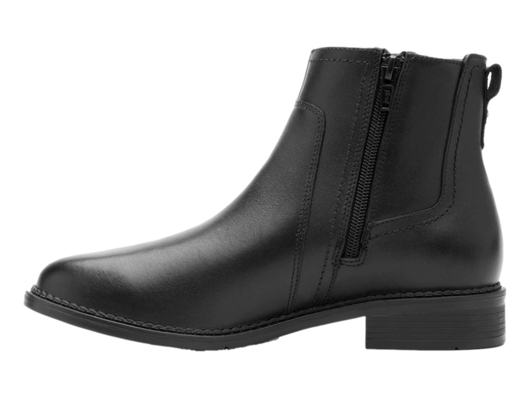 Botines Flexi Negros de Cuero para Mujer