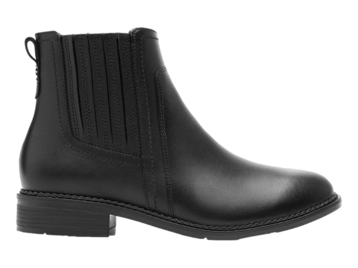 Botines Flexi Negros de Cuero para Mujer