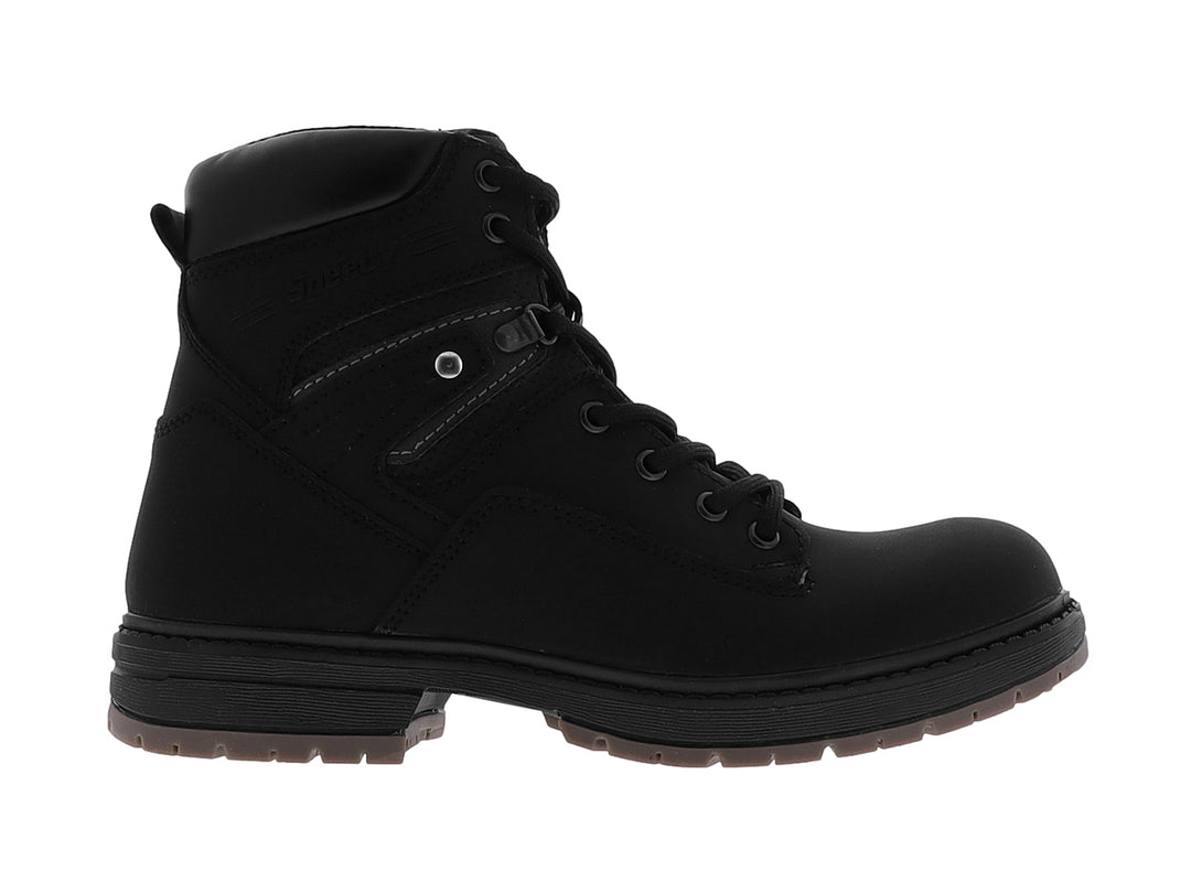 Botas Romanos modelo Duty en color negro, con agujetas y suela resistente.