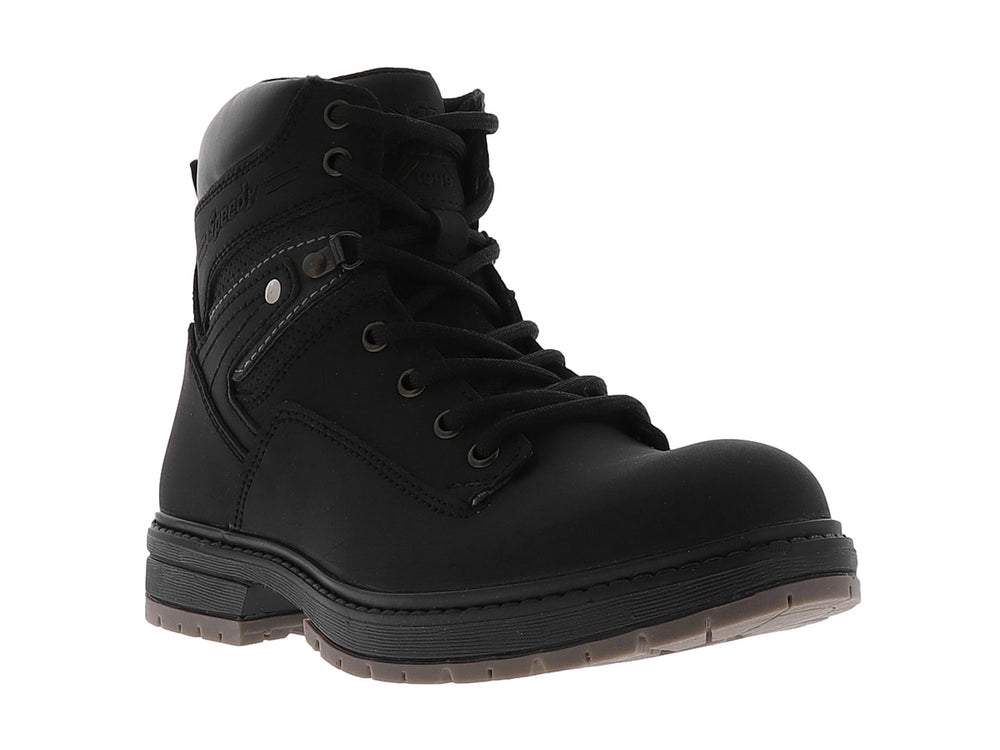 Botas Romanos modelo Duty en color negro, con agujetas y suela resistente.