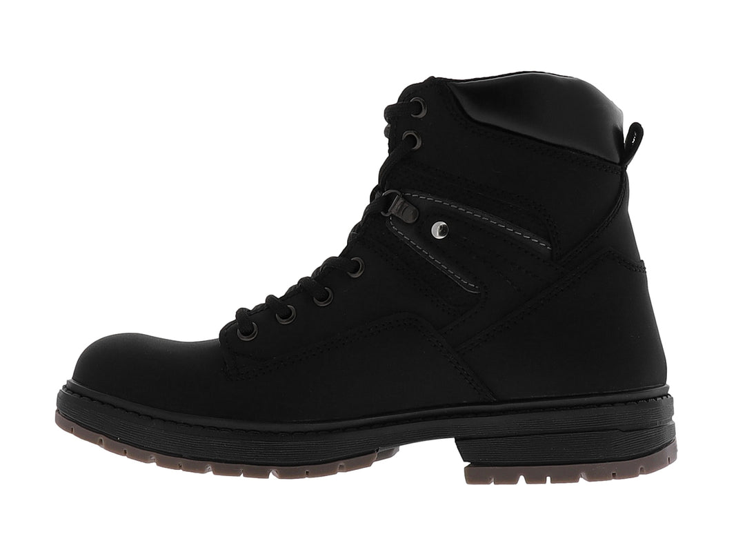 Botas Romanos modelo Duty en color negro, con agujetas y suela resistente.