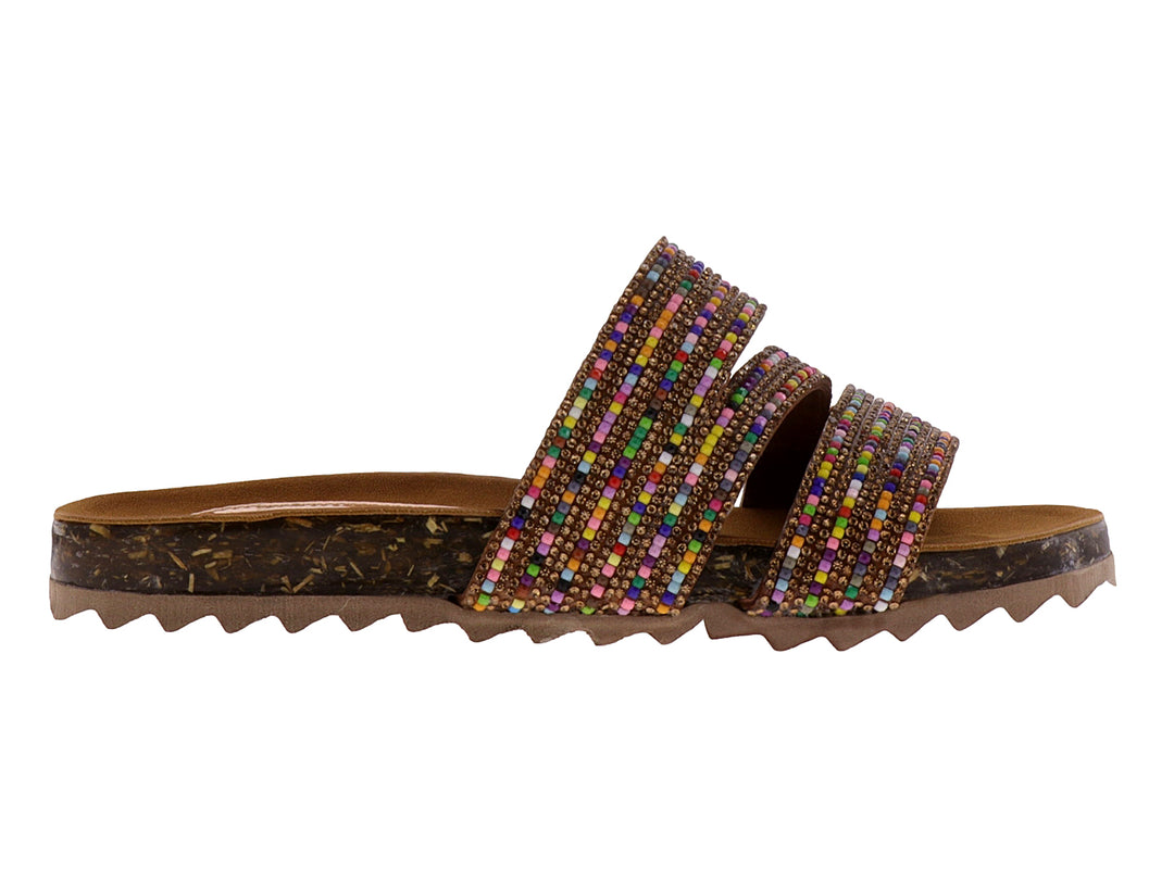 Sandalias Luna Rosa Multicolor para Mujer