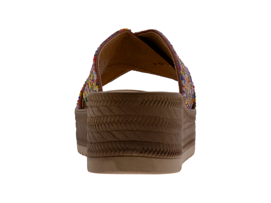 Sandalias Luna Rosa Multicolor con Plataforma
