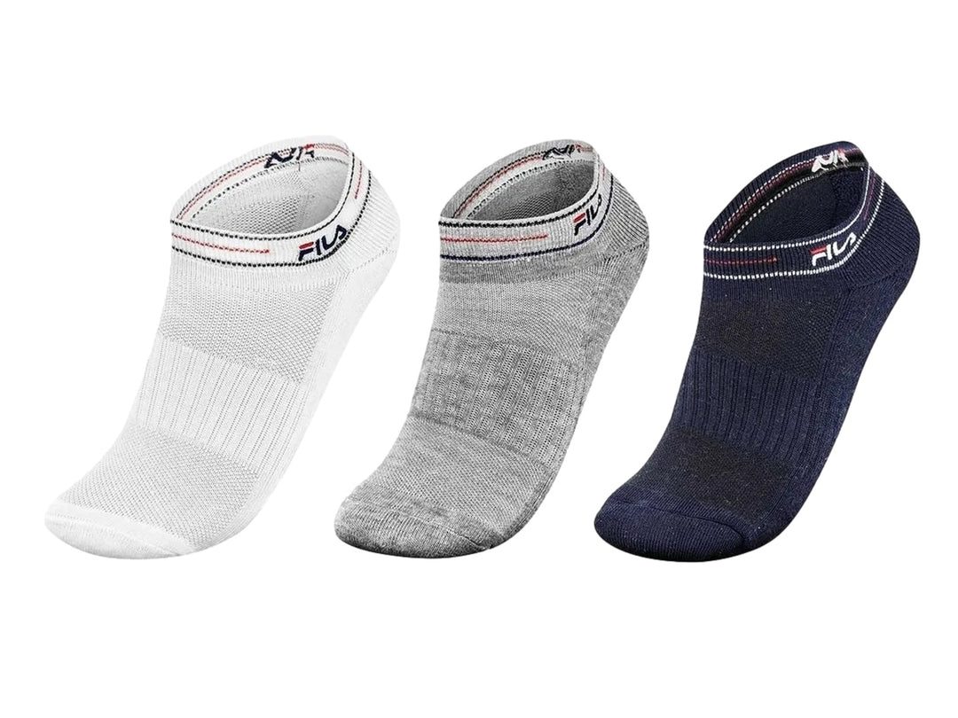 Calcetines Fila Pack 3 Pares Blancos para Hombre