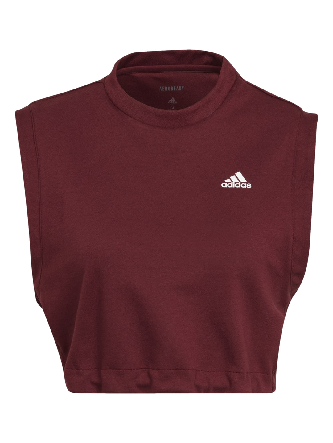 Playera Adidas Studio Tank Color Burgundy para Mujer