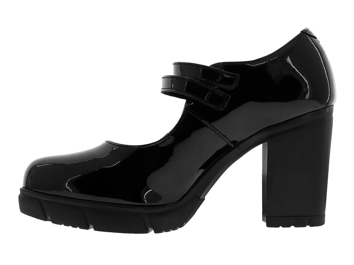 Zapatillas Green Love de Charol Negro para Mujer