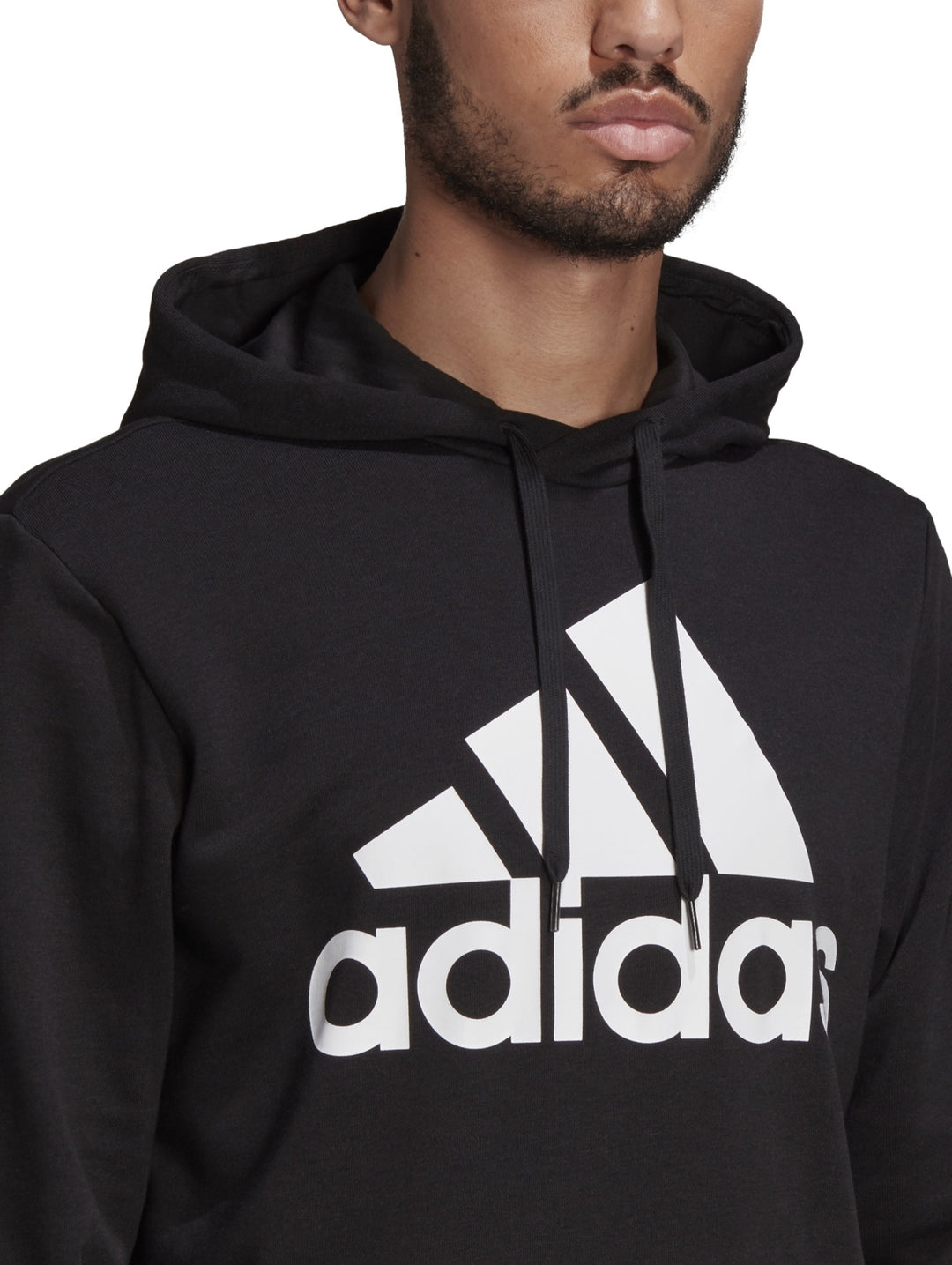 Sudadera Adidas Negro con Blanco para Hombre