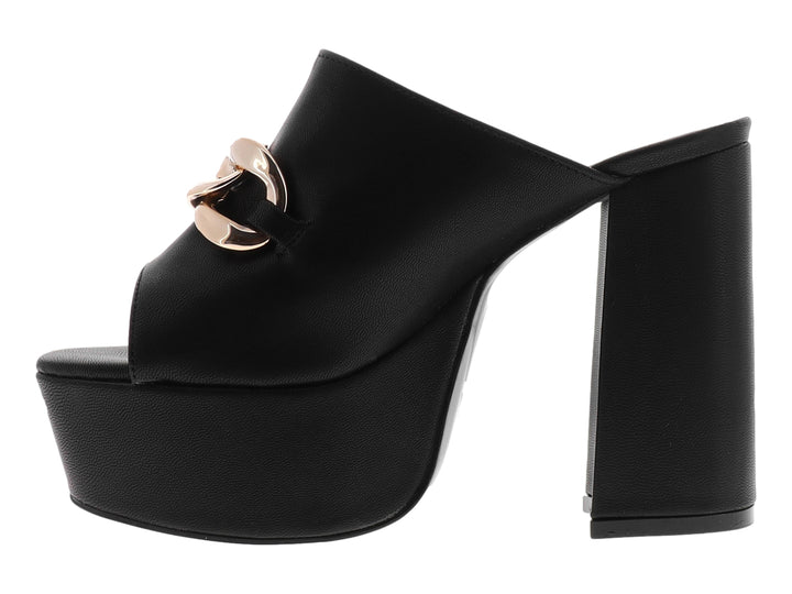 Sandalias Plataforma Luna Rosa Negro para Mujer