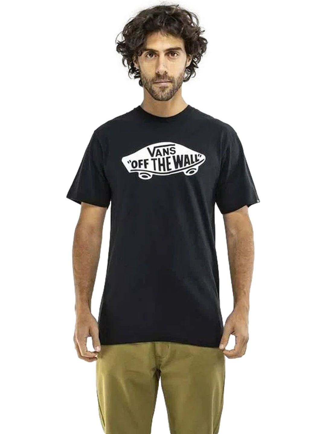 Playera Vans OTW Classic Front Negro Blanco para Hombre