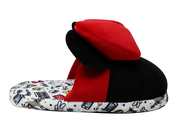 Pantuflas ARRA Rojo Negro para Mujer