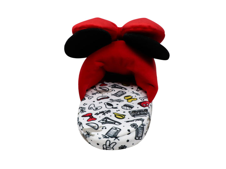 Pantuflas ARRA Rojo Negro para Mujer