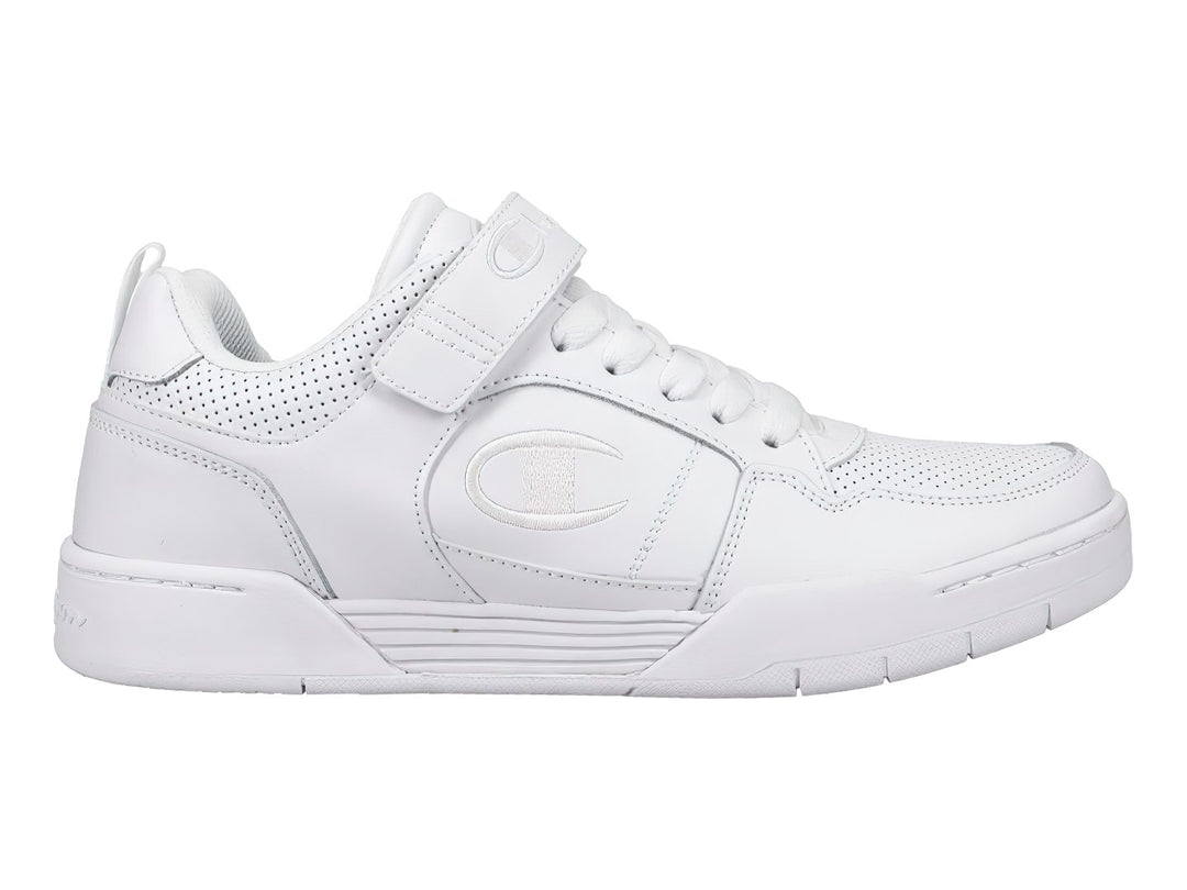 Tenis Champion Arena Power Lo color blanco con correa ajustable y agujetas.
