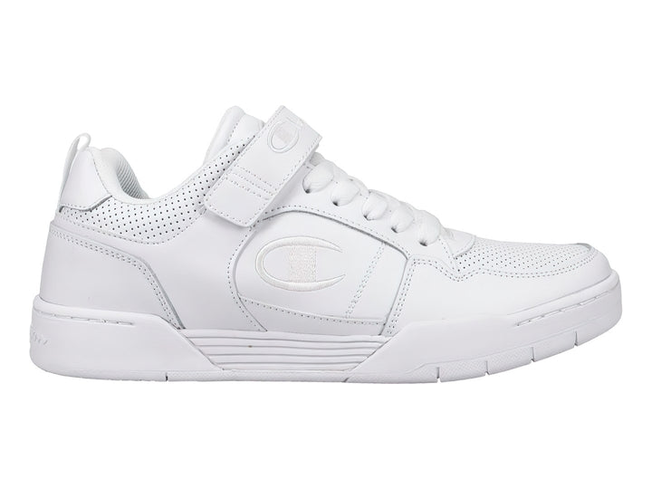 Tenis Champion Arena Power Lo color blanco con correa ajustable y agujetas.
