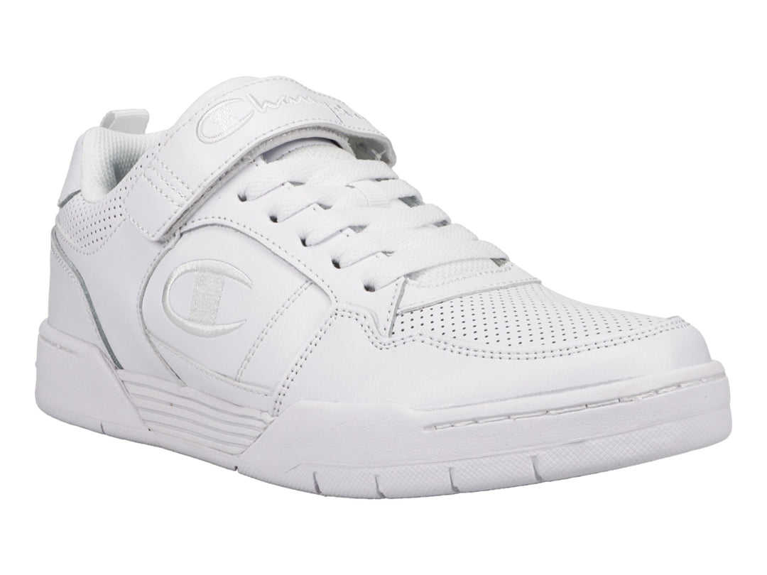 Tenis Champion Arena Power Lo color blanco con correa ajustable y agujetas.
