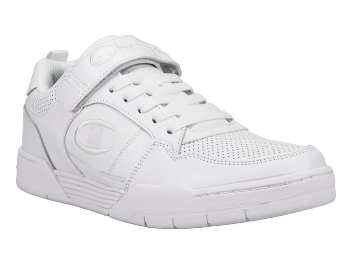 Tenis Champion Arena Power Lo color blanco con correa ajustable y agujetas.