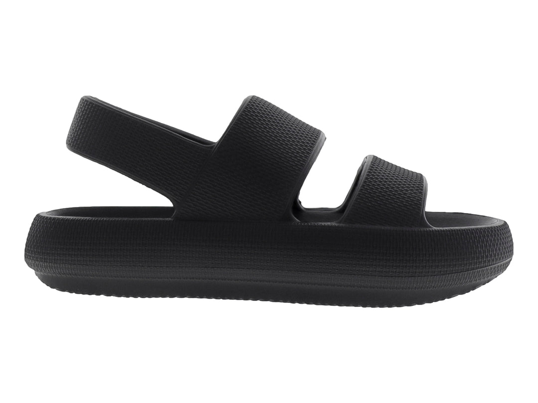 Sandalias Luna Rosa Plataforma Negro para Mujer