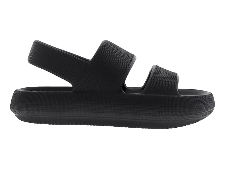 Sandalias Luna Rosa Plataforma Negro para Mujer