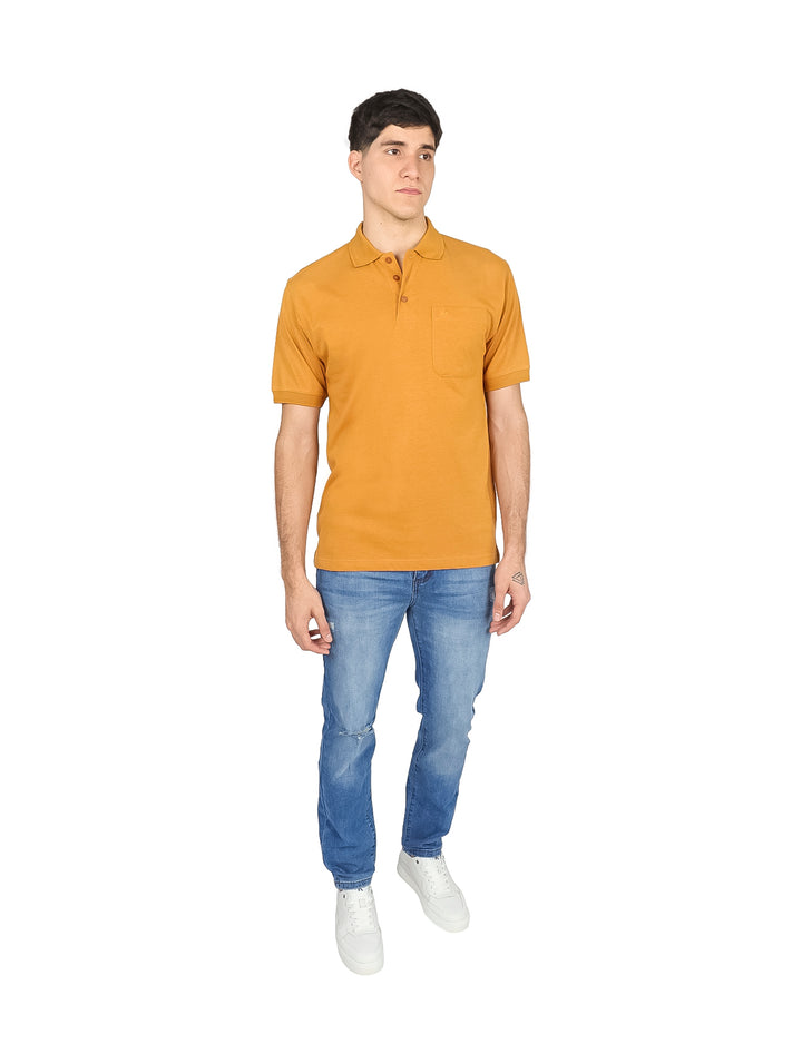 Playera Polo Palm Beach Color Mostaza para Hombre