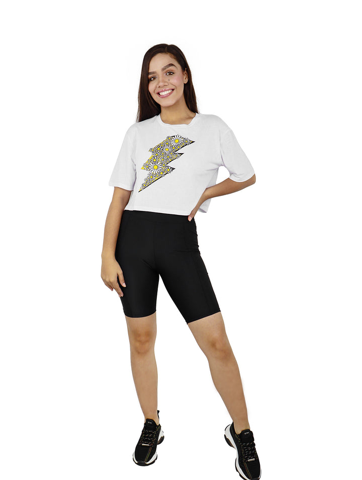 Juliana Favela Biker Shorts Negro para Mujer