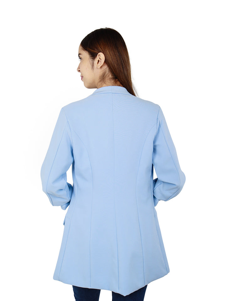 Saco Liso Exotica Azul Cielo para Mujer
