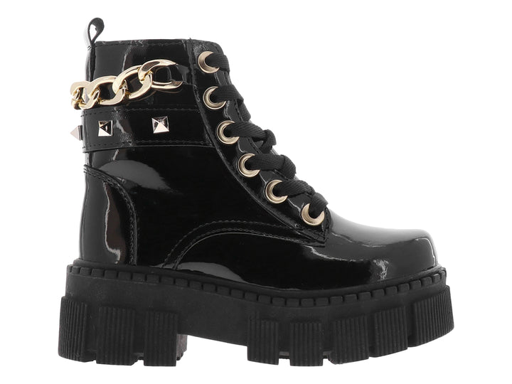 Botas Kassandra de Charol Negro para Niña