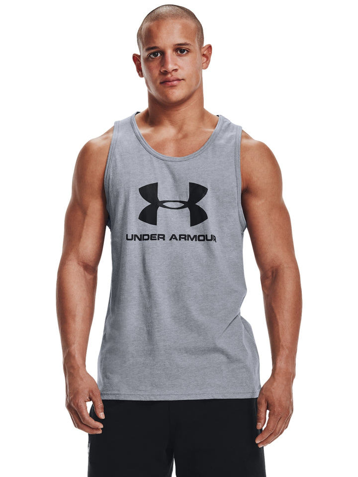 Under Armour Playera sin Mangas Sportstyle Gris para Hombre
