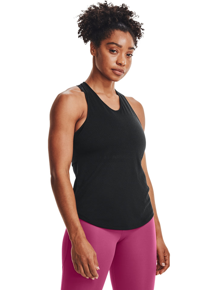 Under Armour UA Streaker Tank Negro para Mujer