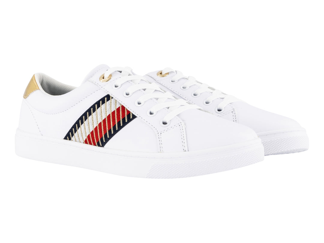Tenis Tommy Hilfiger TH Corp Blancos para Mujer