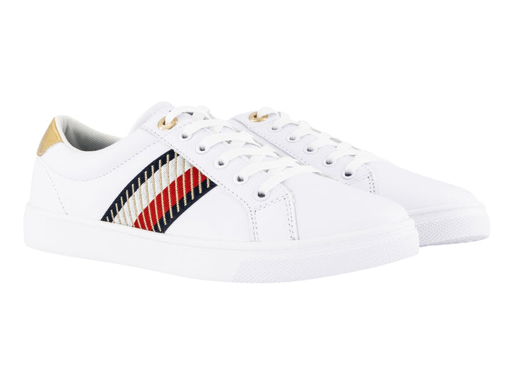 Tenis Tommy Hilfiger TH Corp Blancos para Mujer