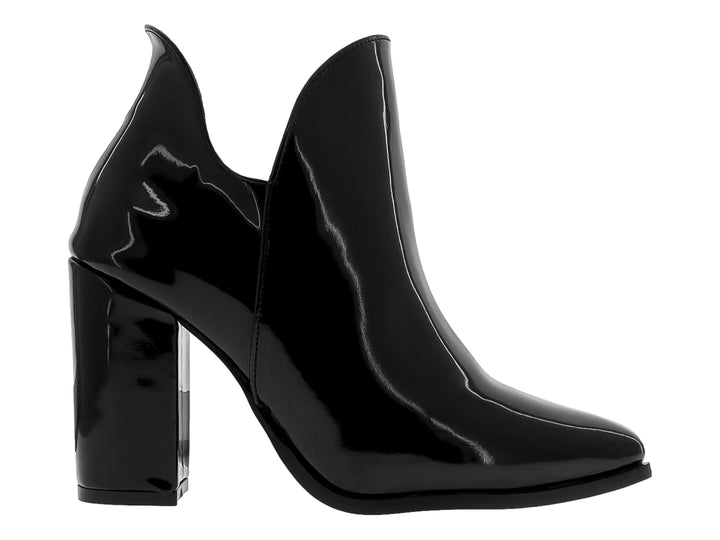 Botines Luna Rosa Charol Negro para Mujer