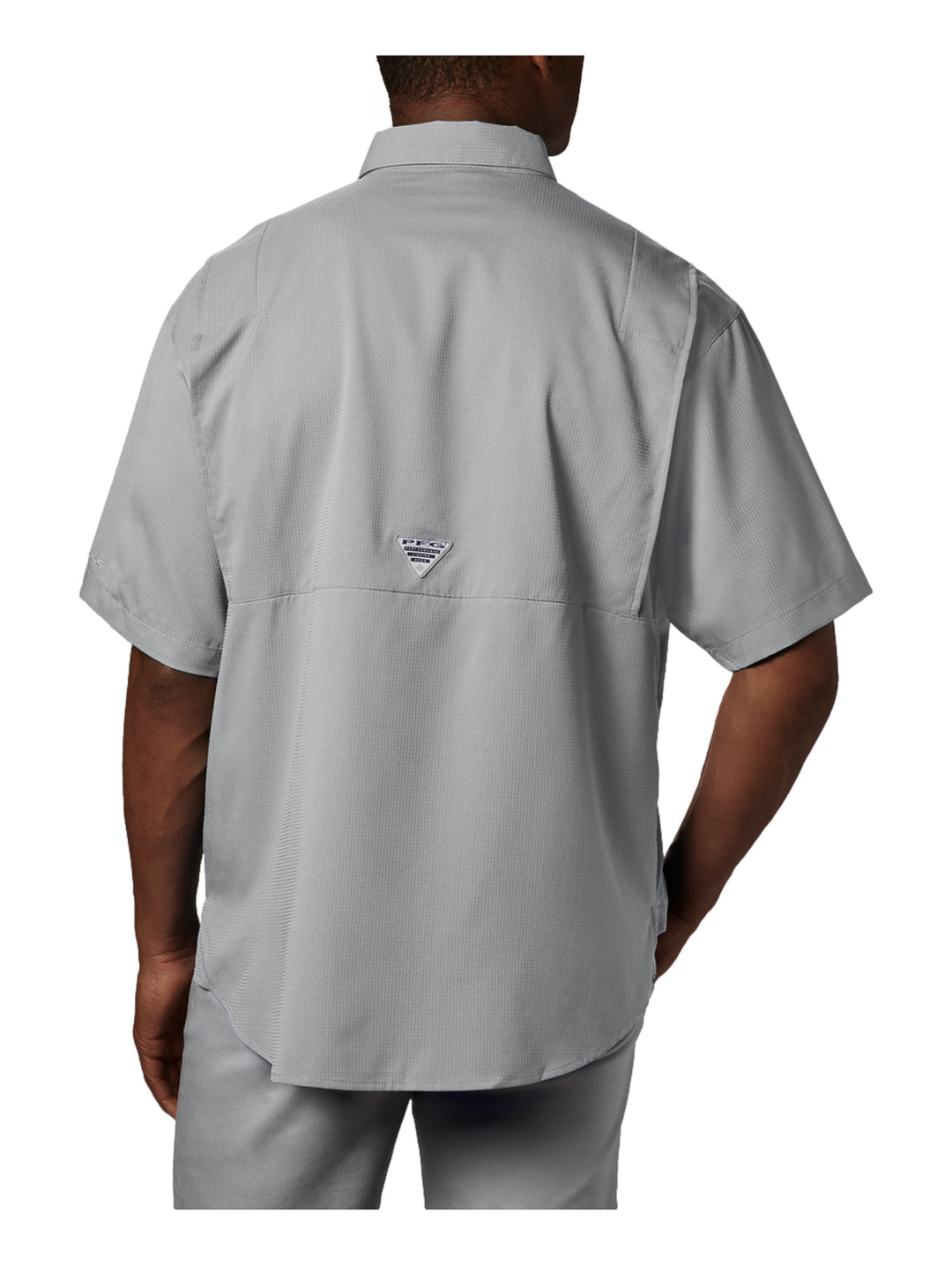 Camisa Columbia Tamiami II Manga Corta Gris para Hombre