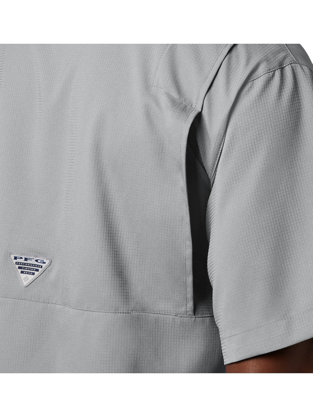 Camisa Columbia Tamiami II Manga Corta Gris para Hombre