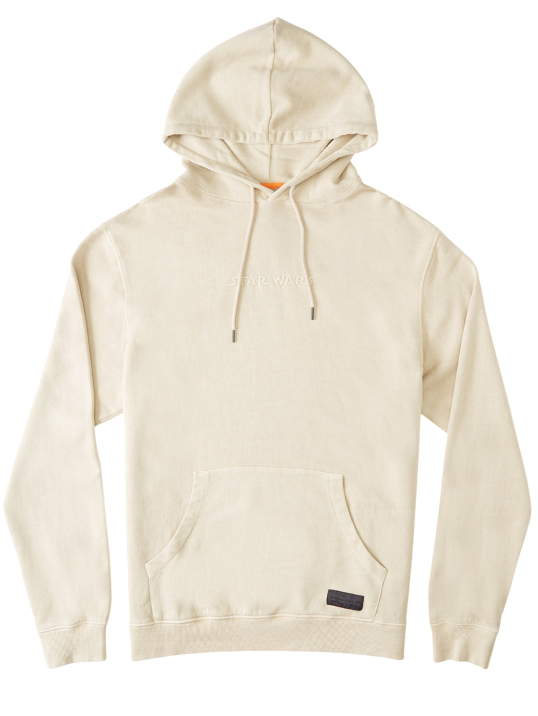 Sudadera con capucha color arena de DC Shoes con detalle de Star Wars en el pecho.