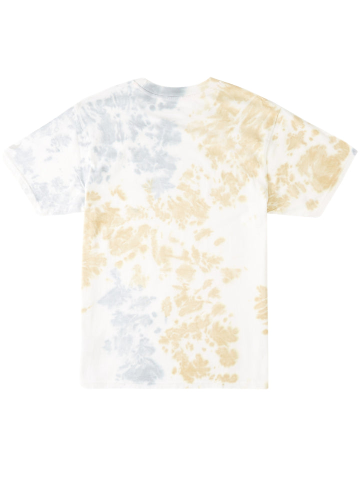 Playera DC Shoes multicolor con efecto tie-dye y estampado frontal de Star Wars.