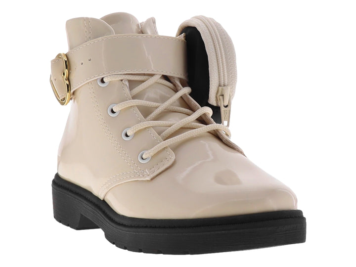 Botas Molekinha Crema Negro Dorado para Niña