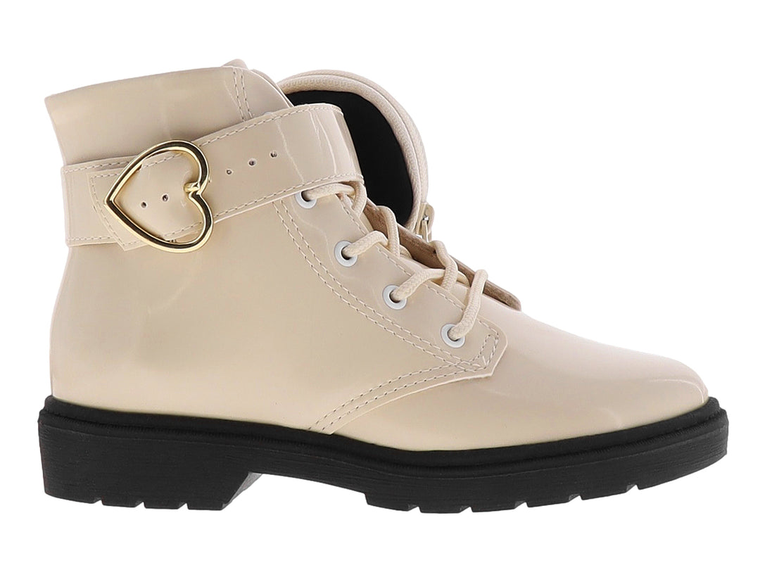 Botas Molekinha Crema Negro Dorado para Niña