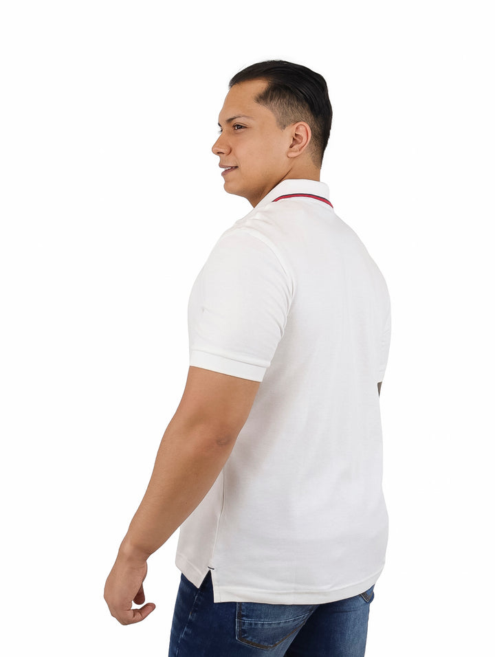 Playera Polo Nautica Blanco para Hombre